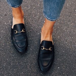 Black Gucci Princetown Loafers